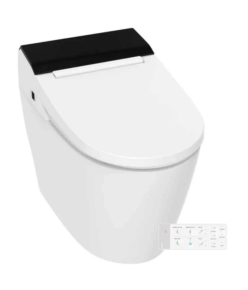 vovo toilet showcase features toiletland canada bidet VOVO Korea TCB-8100 Series Integrated Smart Toilet
