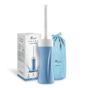 BioBidet Pearl Travel Bidet Aqua Blue | 450ml Portable Handheld | Postpartum Care