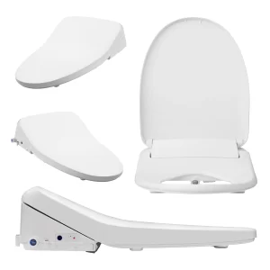 BioBidet BB-1200L Smart Bidet Seat Elongated | Remote | Heated Seat & Dryer