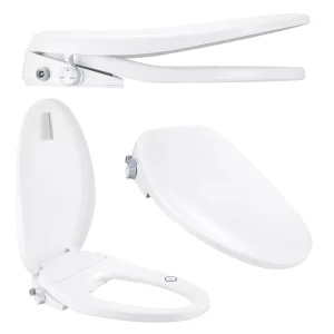 BioBidet BB-550 Bliss Electric Bidet Seat Elongated | Heated Seat & Dryer | Night Light